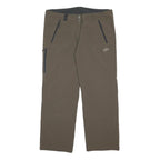 MAMMUT Womens Polyamide Blend Brown Regular Straight Trousers W33 L27 Outdoor