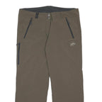 MAMMUT Womens Polyamide Blend Brown Regular Straight Trousers W33 L27 Outdoor