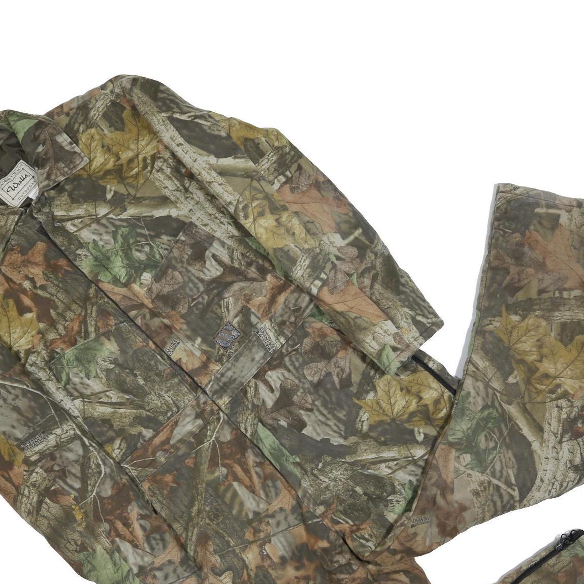 WALLS Mens Camouflage Dungarees Regular Fit Polyester Blend L W18 L57 Outdoor