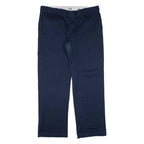 DICKIES 774 Workwear Womens Trousers Blue Regular Straight W36 L30