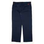 DICKIES 774 Workwear Womens Trousers Blue Regular Straight W36 L30