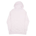 NIKE Mens Pink Hoodie S Cotton Blend Pullover Lightweight Casual Sweatshirt