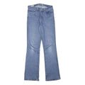 LEVI'S Womens Jeans Blue Regular Flared Denim Light W28 L32 Classic Fit Zip