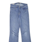 LEVI'S Womens Jeans Blue Regular Flared Denim Light W28 L32 Classic Fit Zip