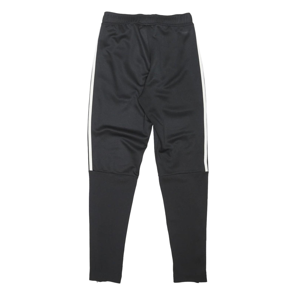 ADIDAS Mens Joggers Black Slim Tapered S W25 L29 Classic Sportswear Stripe
