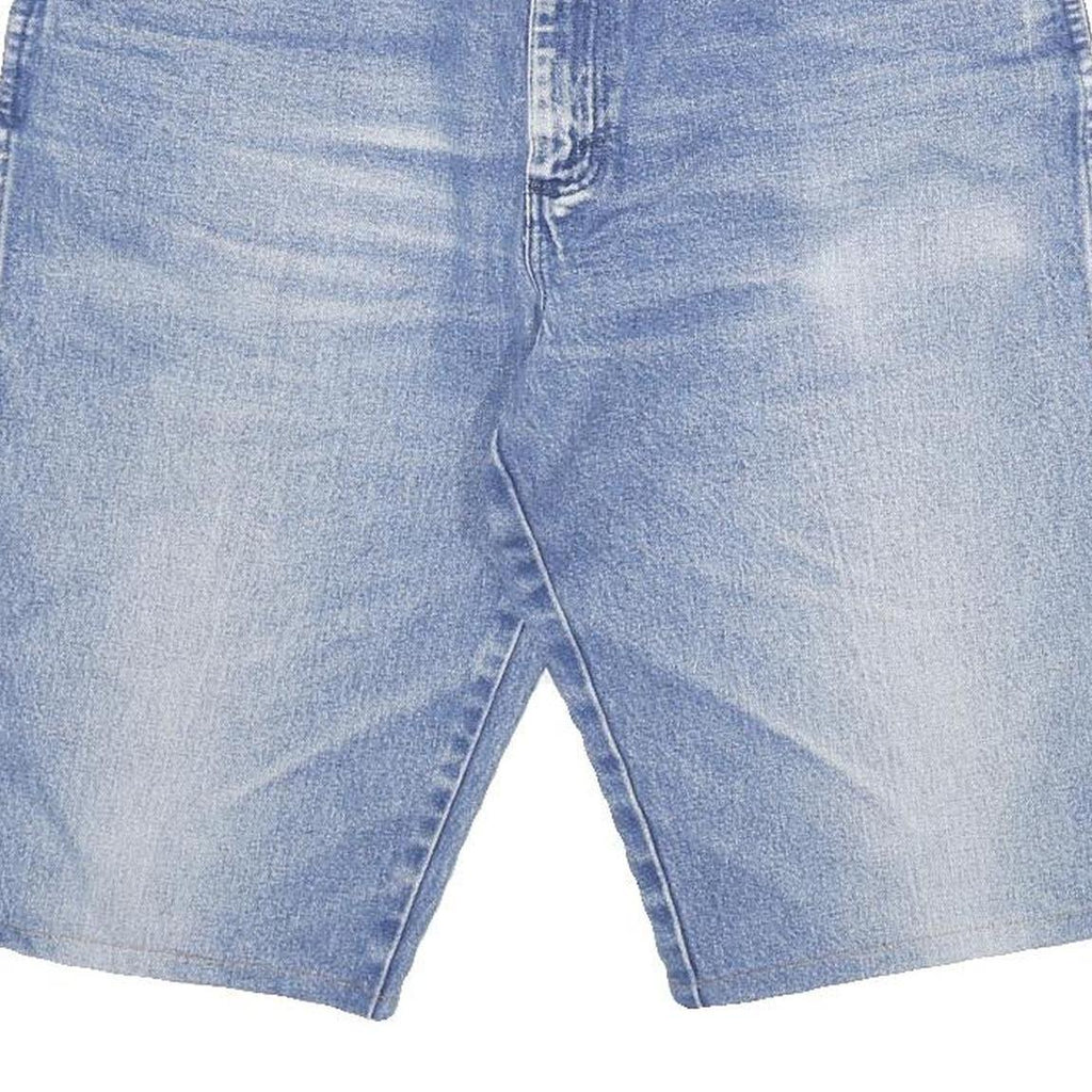 WRANGLER Mens Blue Denim Casual Shorts XL W34 Relaxed Fit Cotton Blend