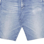 WRANGLER Mens Blue Denim Casual Shorts XL W34 Relaxed Fit Cotton Blend