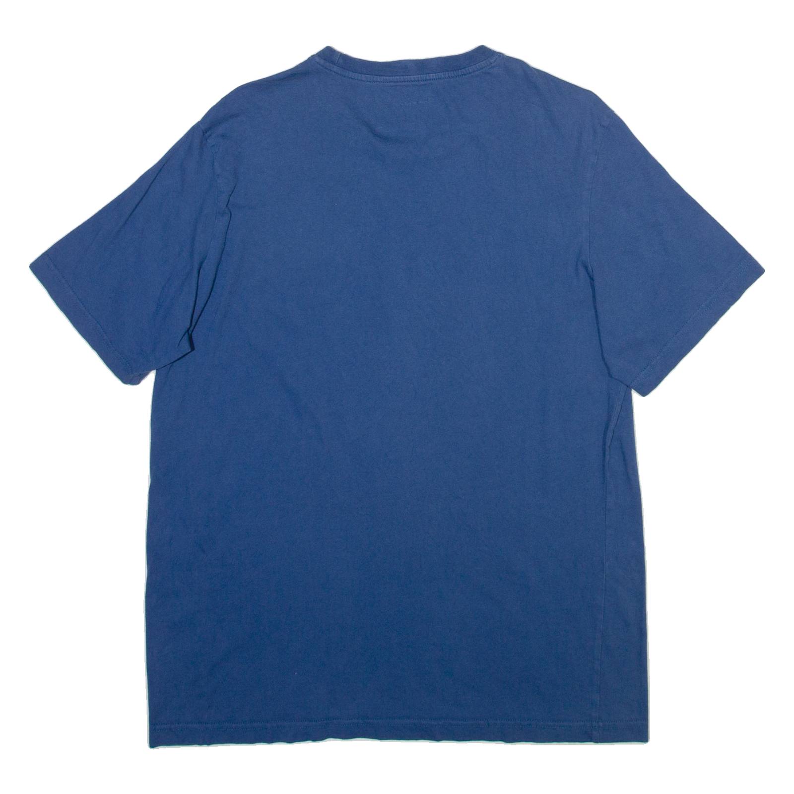 CHAMPION Mens T-Shirt Blue L
