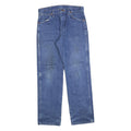 WRANGLER Mens Regular Blue Denim Classic Jeans W29 L30 Light Cotton Blend Zip