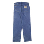 WRANGLER Mens Regular Blue Denim Classic Jeans W29 L30 Light Cotton Blend Zip