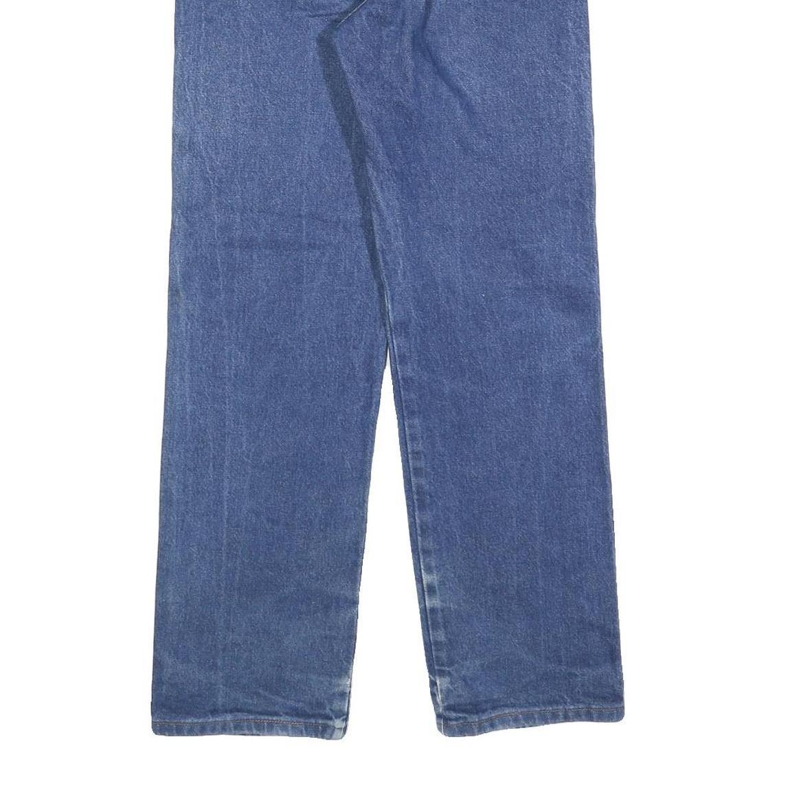 WRANGLER Mens Regular Blue Denim Classic Jeans W29 L30 Light Cotton Blend Zip