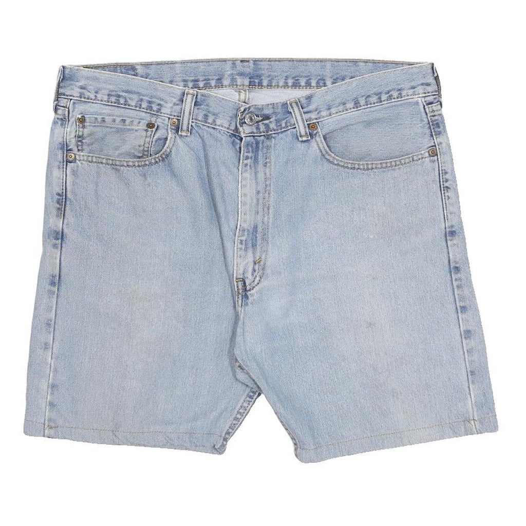 LEVI'S Mens Shorts Blue Denim Casual L W36 Classic Cotton 5-Pocket Hardwearing