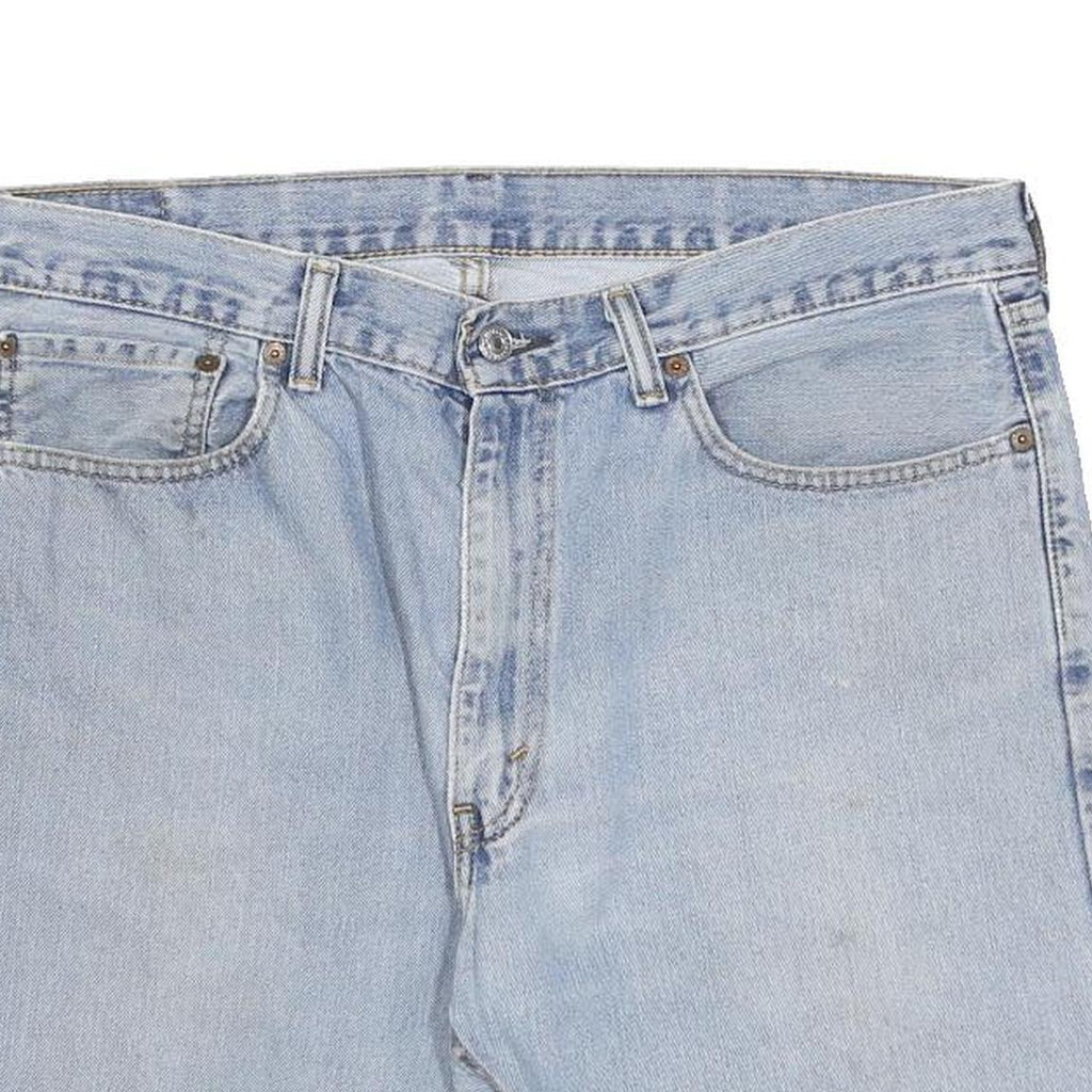 LEVI'S Mens Shorts Blue Denim Casual L W36 Classic Cotton 5-Pocket Hardwearing