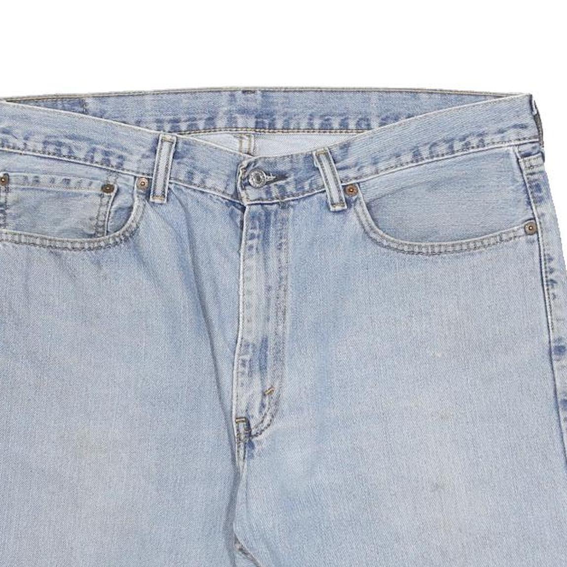 LEVI'S Mens Shorts Blue Denim Casual L W36 Classic Cotton 5-Pocket Hardwearing