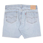 LEVI'S Mens Shorts Blue Denim Casual L W36 Classic Cotton 5-Pocket Hardwearing