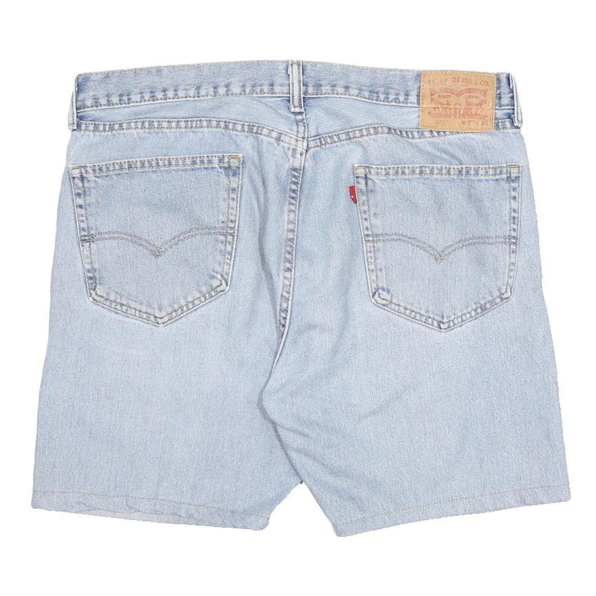 LEVI'S Mens Shorts Blue Denim Casual L W36 Classic Cotton 5-Pocket Hardwearing