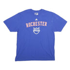 ADIDAS Mens Blue Rochester Graphic T-Shirt XL Short Sleeve Crew Neck Cotton