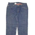 CARHARTT Womens Regular Blue Denim Classic Jeans W36 L32 Durable Zip Fastening