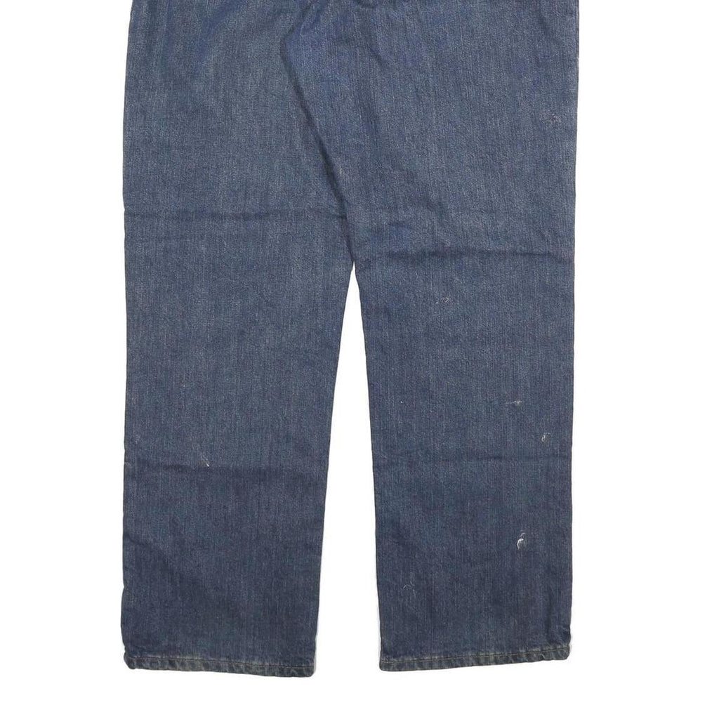 CARHARTT Womens Regular Blue Denim Classic Jeans W36 L32 Durable Zip Fastening