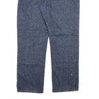 CARHARTT Womens Regular Blue Denim Classic Jeans W36 L32 Durable Zip Fastening