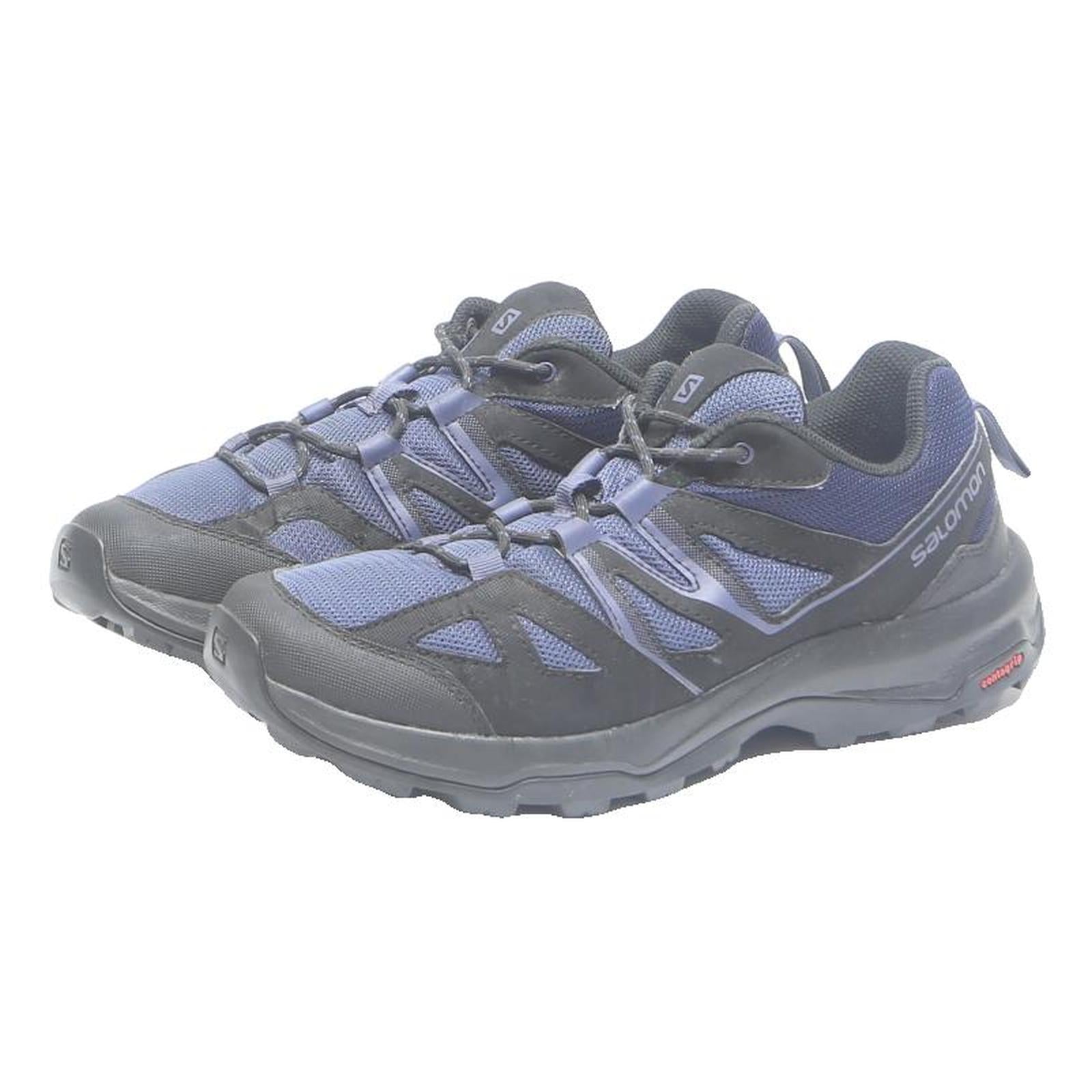 SALOMON XA Pro 3D Mens Low Top Trainers Black & Blue Synthetic UK 7.5 Outdoor