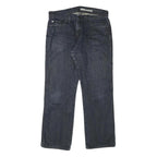 DKNY Mens Jeans Blue Regular Straight Denim Medium W34 L30 Classic Cotton Blend