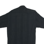 COBER & HUBER Mens Black Cotton Blend Shirt M Casual Button Shirt