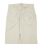 POLO SPORT RALPH LAUREN Womens Cotton Blend Beige Relaxed Straight Trousers W30
