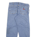 DICKIES Mens Jeans Blue Regular Straight Denim Medium W34 L28 Workwear Casual
