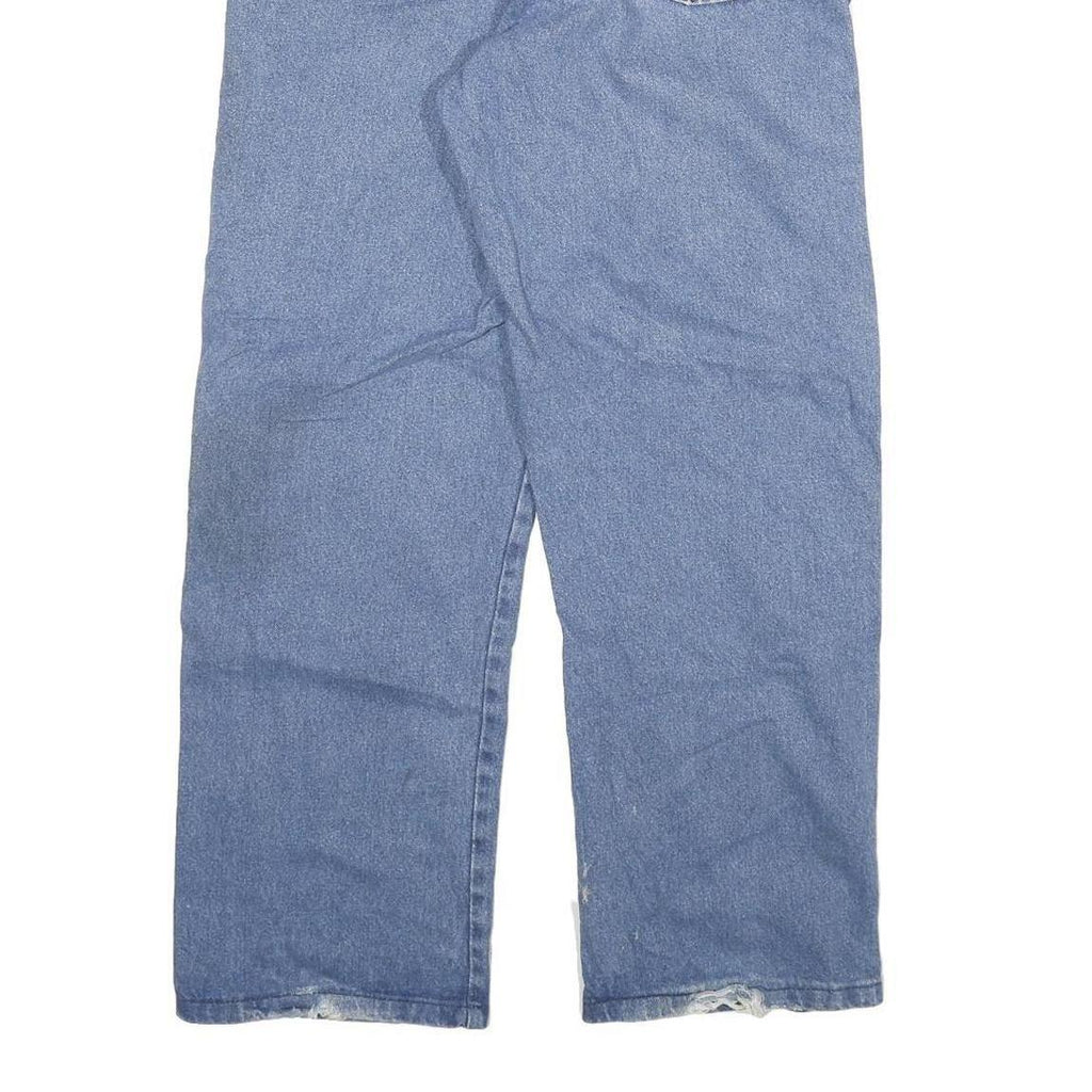 DICKIES Mens Jeans Blue Regular Straight Denim Medium W34 L28 Workwear Casual