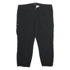 EDMONTE ACTIVE Mens Black Relaxed Cargo Trousers W38 L27 Zip Polyamide Blend