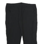 EDMONTE ACTIVE Mens Black Relaxed Cargo Trousers W38 L27 Zip Polyamide Blend