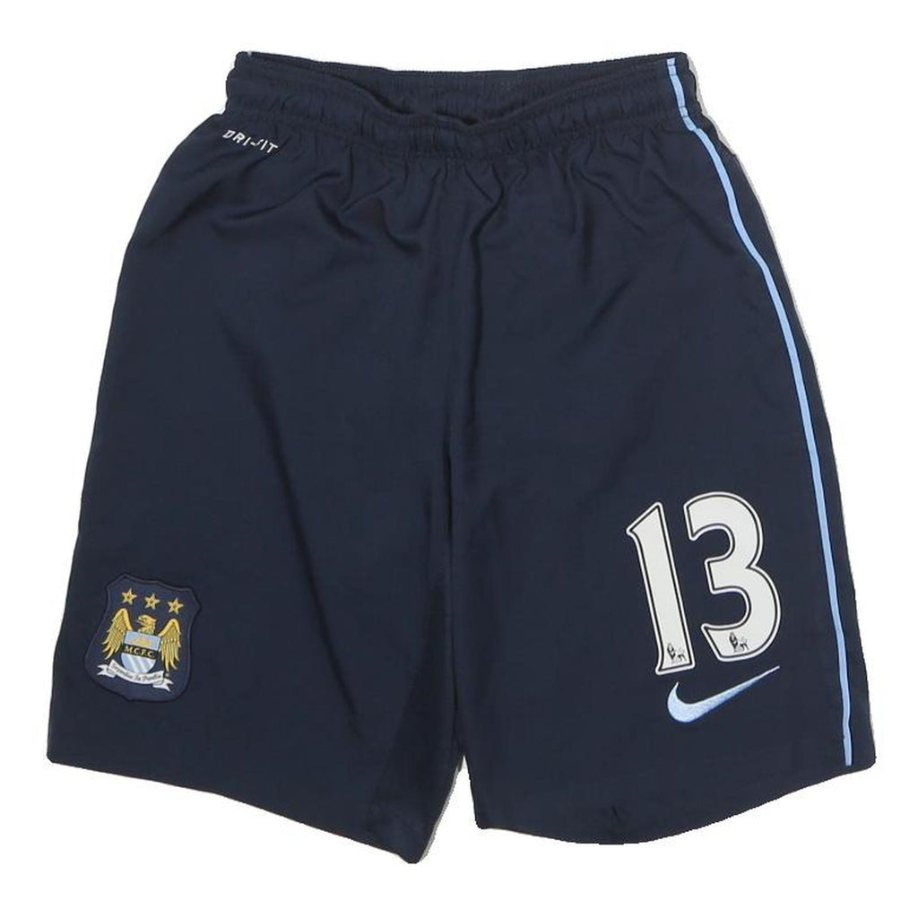 NIKE Mens Shorts Navy Blue Manchester City FC Sports S W25 Dri-Fit