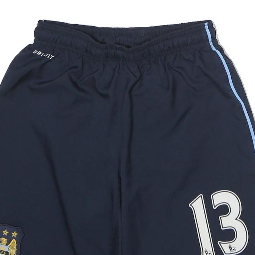 NIKE Mens Shorts Navy Blue Manchester City FC Sports S W25 Dri-Fit