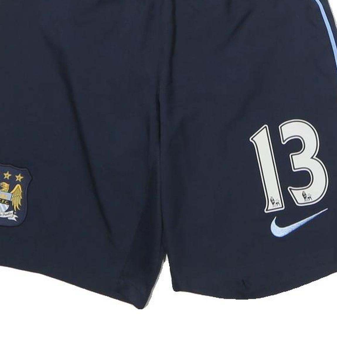 NIKE Mens Shorts Navy Blue Manchester City FC Sports S W25 Dri-Fit
