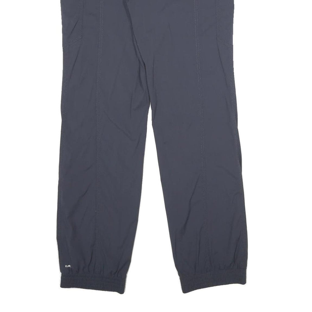 ADIDAS Womens Polyamide Blend Black Regular Straight Trousers W32 L32 Sportswear