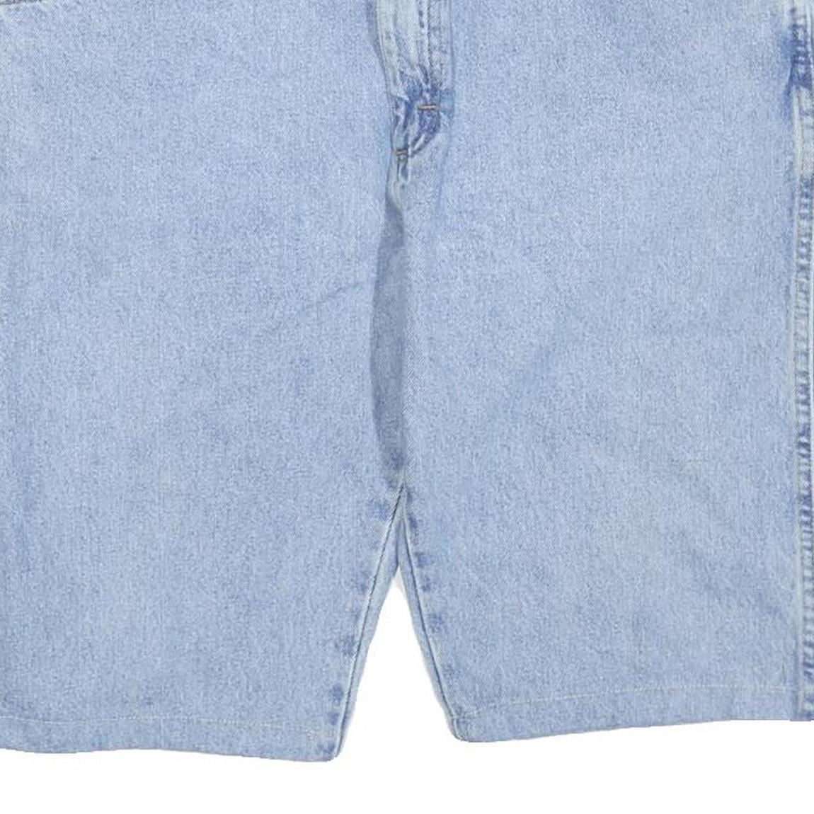 WRANGLER Mens Light Blue Denim Casual Shorts XL W38 Classic Cotton Blend