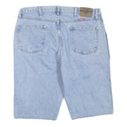 WRANGLER Mens Light Blue Denim Casual Shorts XL W38 Classic Cotton Blend