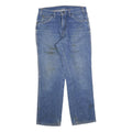 DICKIES Mens Relaxed Blue Denim Jeans W32 L30 Cotton Blend Zip Pockets Casual