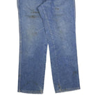 DICKIES Mens Relaxed Blue Denim Jeans W32 L30 Cotton Blend Zip Pockets Casual