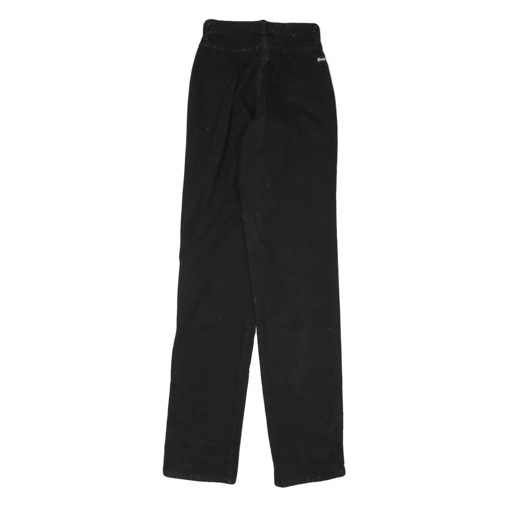 SILVER LAKE Womens Black Slim Jeans Denim W21 L34 Stylish Zip Closure