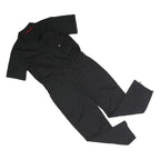DICKIES Mens Black Cotton Blend Dungarees Regular Fit Short Sleeve M W34 L25