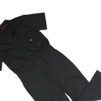 DICKIES Mens Black Cotton Blend Dungarees Regular Fit Short Sleeve M W34 L25