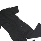 DICKIES Mens Black Cotton Blend Dungarees Regular Fit Short Sleeve M W34 L25