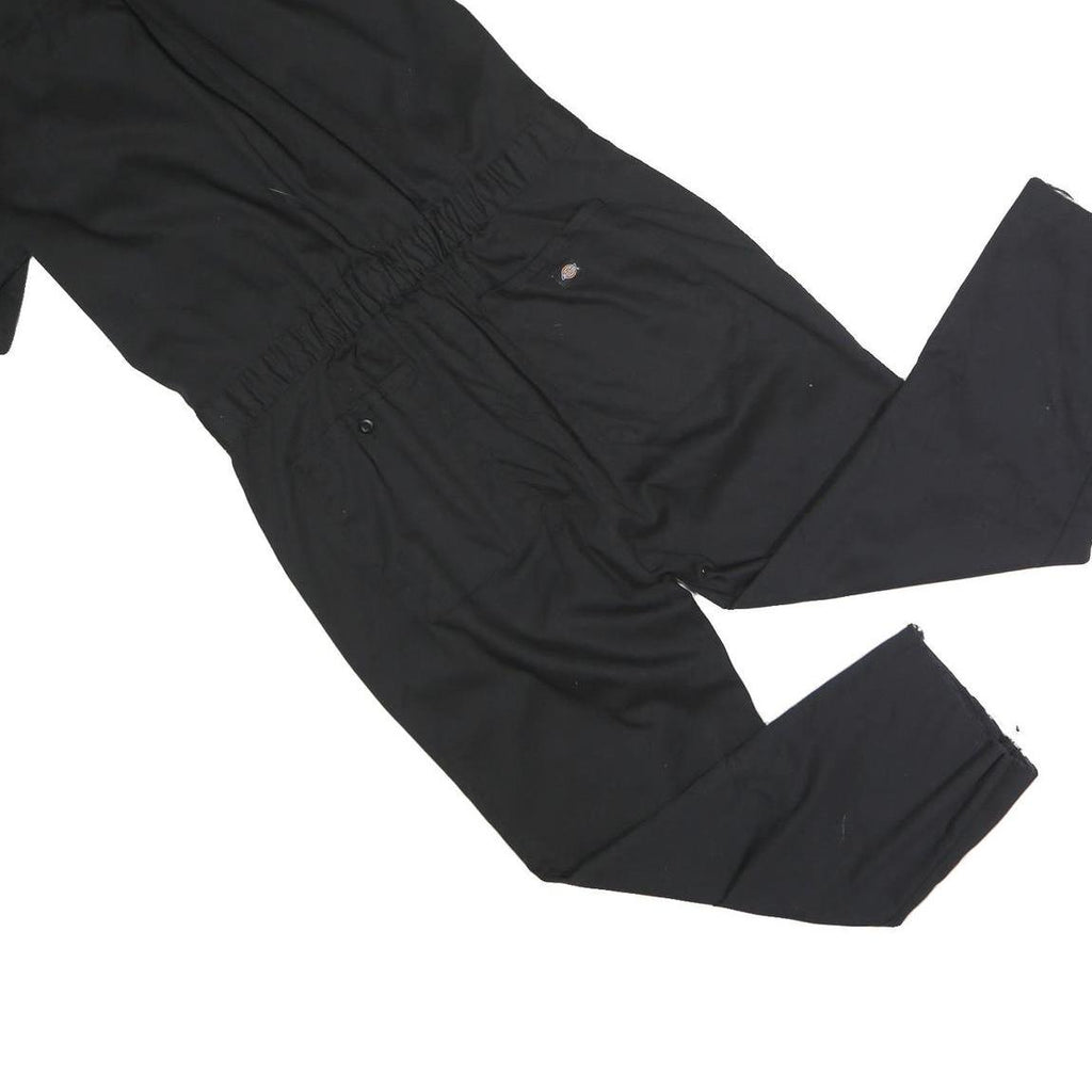 DICKIES Mens Black Cotton Blend Dungarees Regular Fit Short Sleeve M W34 L25