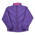 EMS Womens Purple & Pink Puffer Jacket S Nylon Zip Outdoor Warm