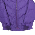 EMS Womens Purple & Pink Puffer Jacket S Nylon Zip Outdoor Warm