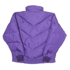 EMS Womens Purple & Pink Puffer Jacket S Nylon Zip Outdoor Warm
