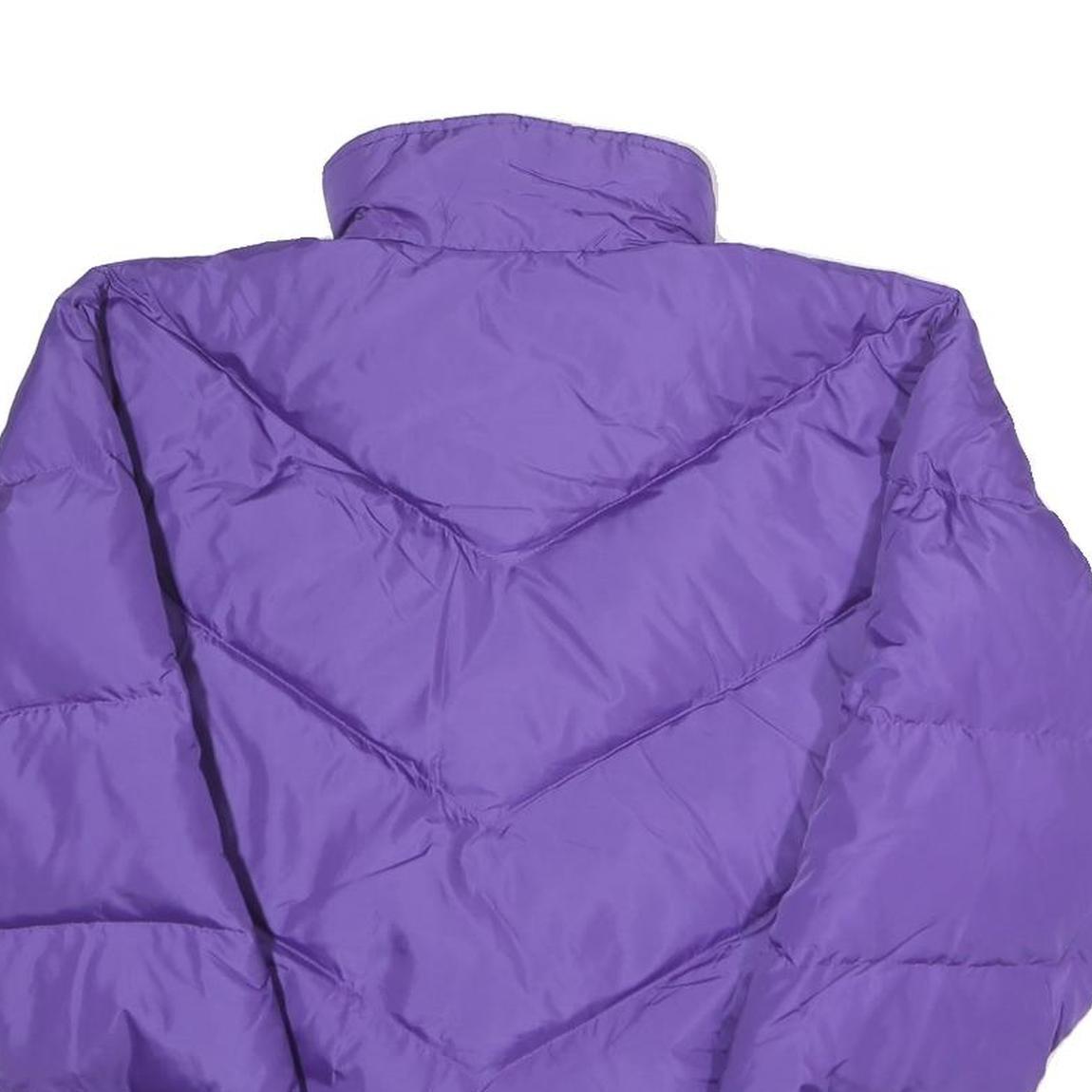 EMS Womens Purple & Pink Puffer Jacket S Nylon Zip Outdoor Warm