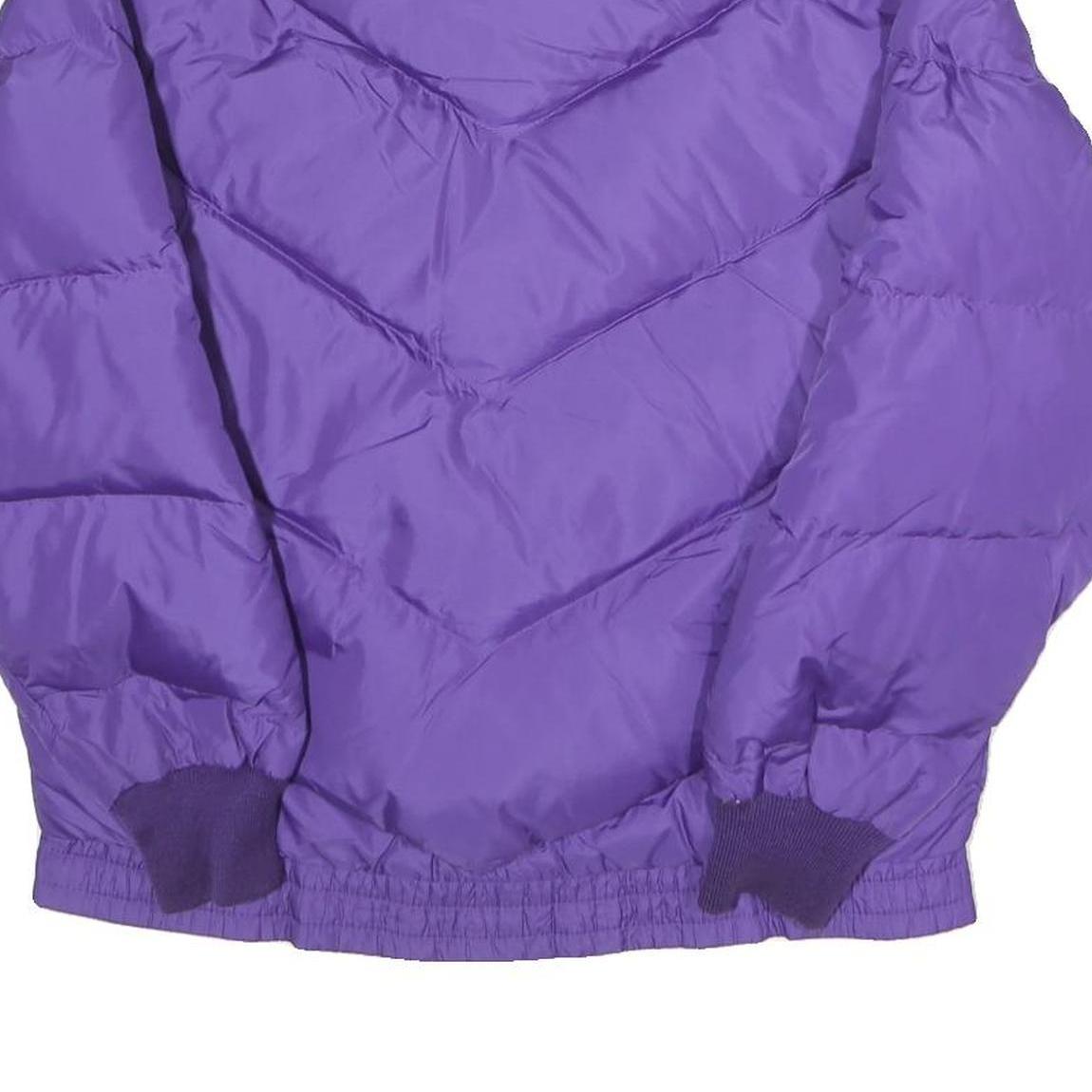 EMS Womens Purple & Pink Puffer Jacket S Nylon Zip Outdoor Warm